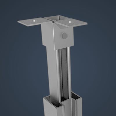 Extruded Aluminum Telescoping Support Tubes